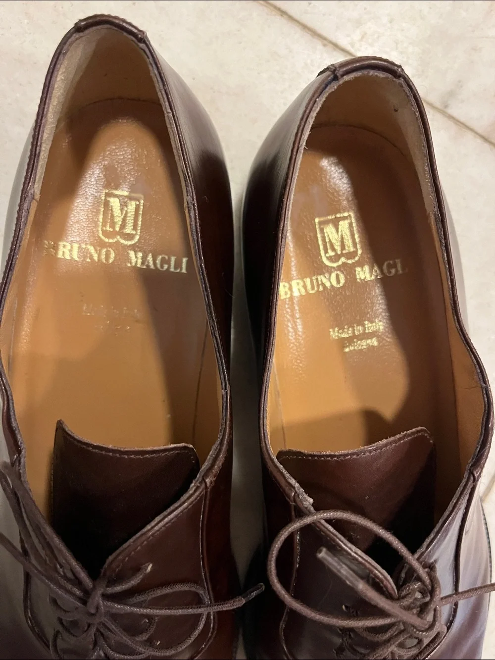Men’s Bruno Magli Brown Leather Shoes
